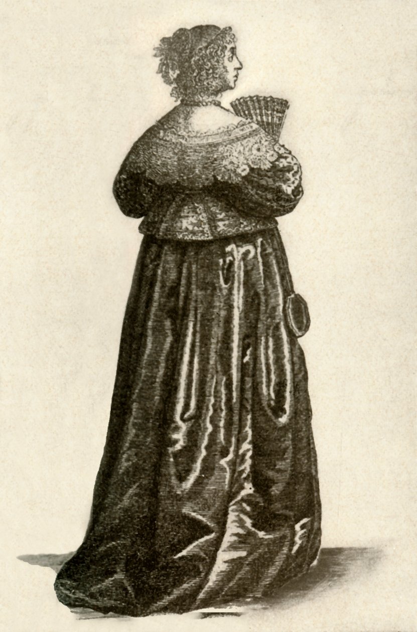 Pokazuje strój angielskiej dżentelmena, 1640, 1937. autorstwa Unbekannt