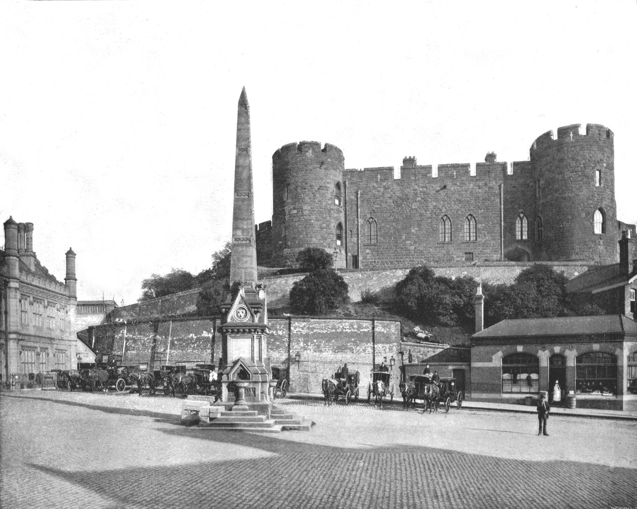 Zamek Shrewsbury, Shrewsbury, Shropshire, 1894. autorstwa Unbekannt