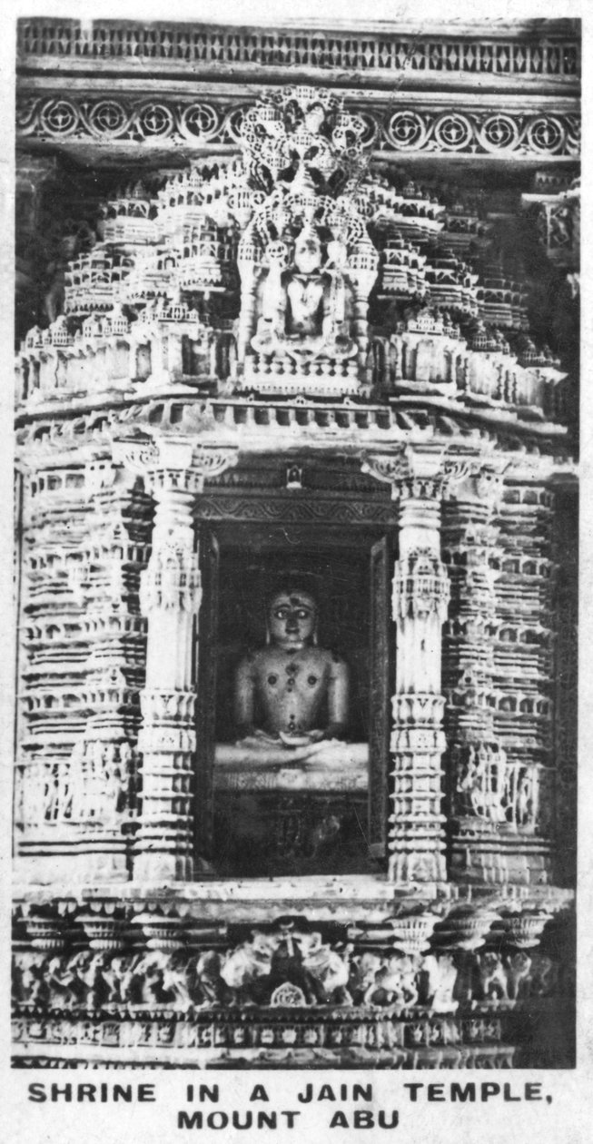 Kapliczka w świątyni Jain, Mount Abu, Radżastan, Indie, ok. 1925 r. autorstwa Unbekannt
