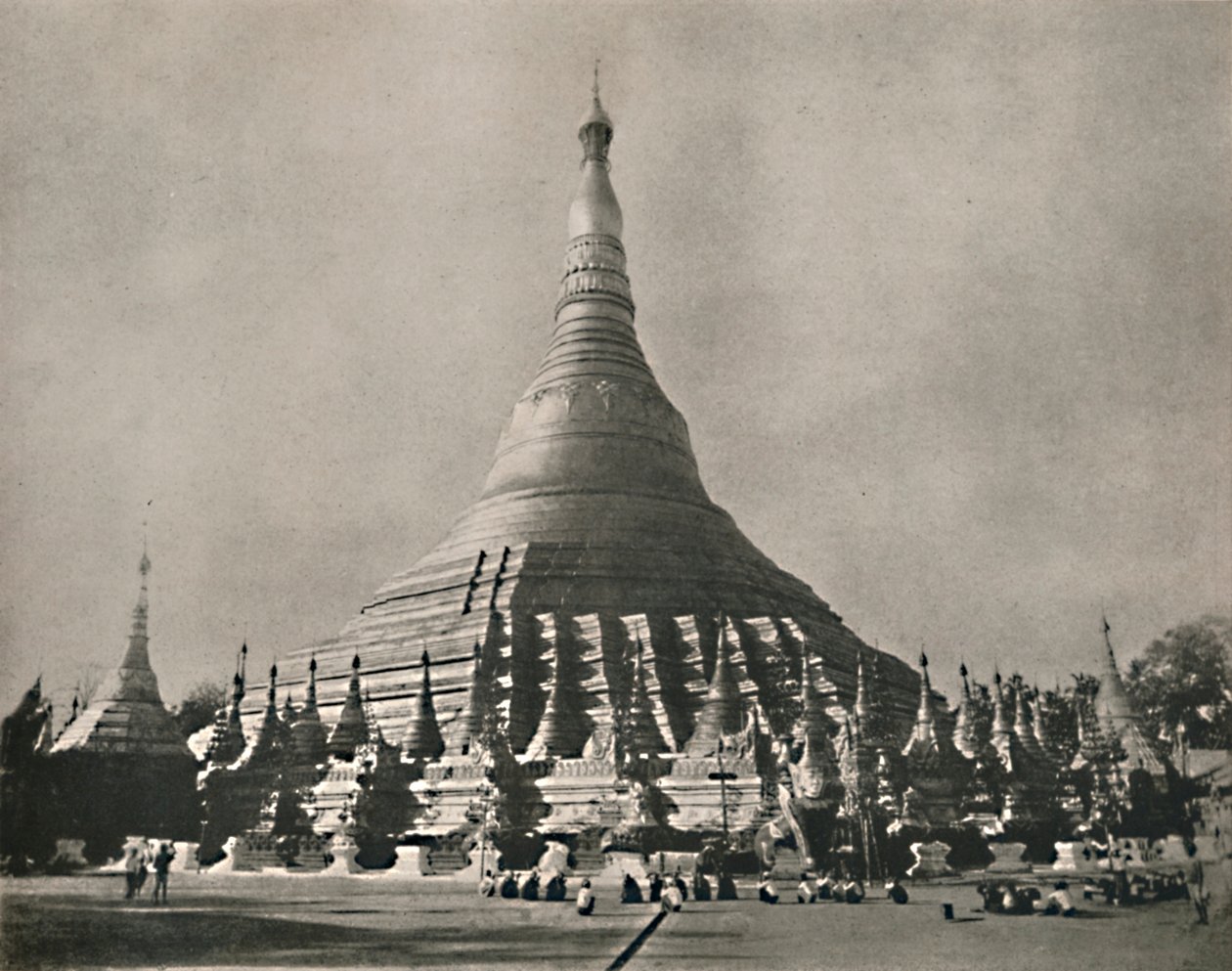 Pagoda Szwedagon, Rangun, 1900. autorstwa Unbekannt