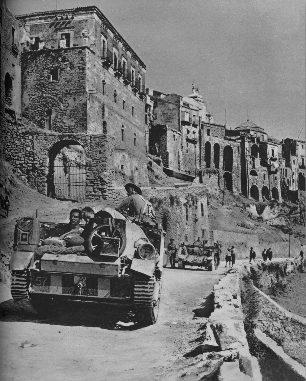 Szturm na sycylijską twierdzę górską, 1943 autorstwa Unbekannt