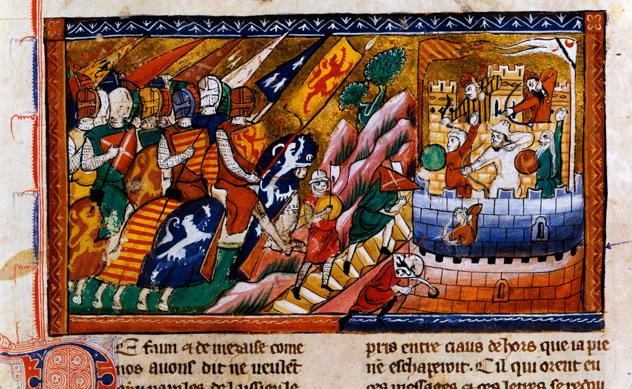 Oblężenie Antiochii, ok. 1097, XIV w. autorstwa Unbekannt