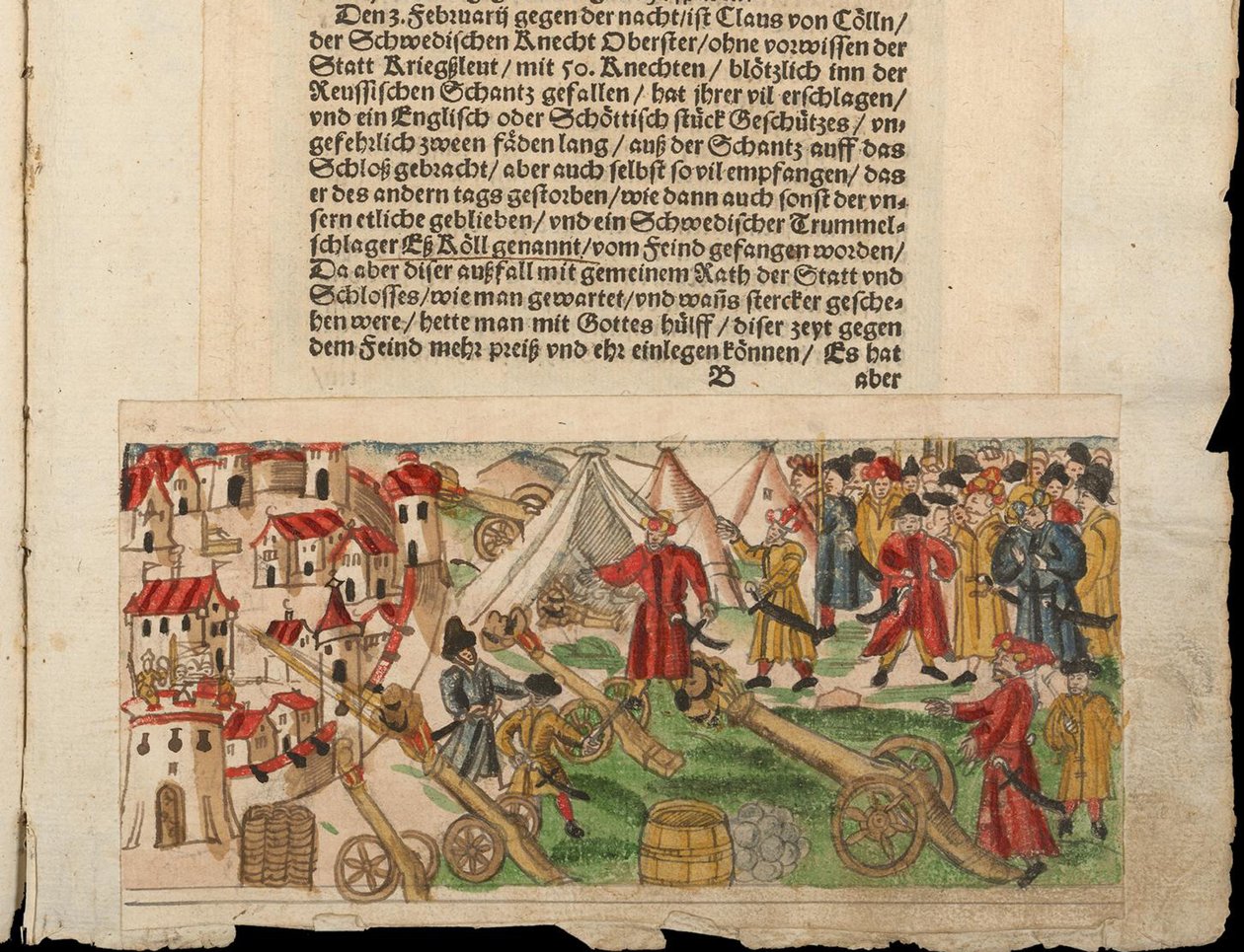 Oblężenie Reval przez Rosjan w 1578 r. Ze zbioru przesłań Johanna Jakoba Wicka... autorstwa Unbekannt