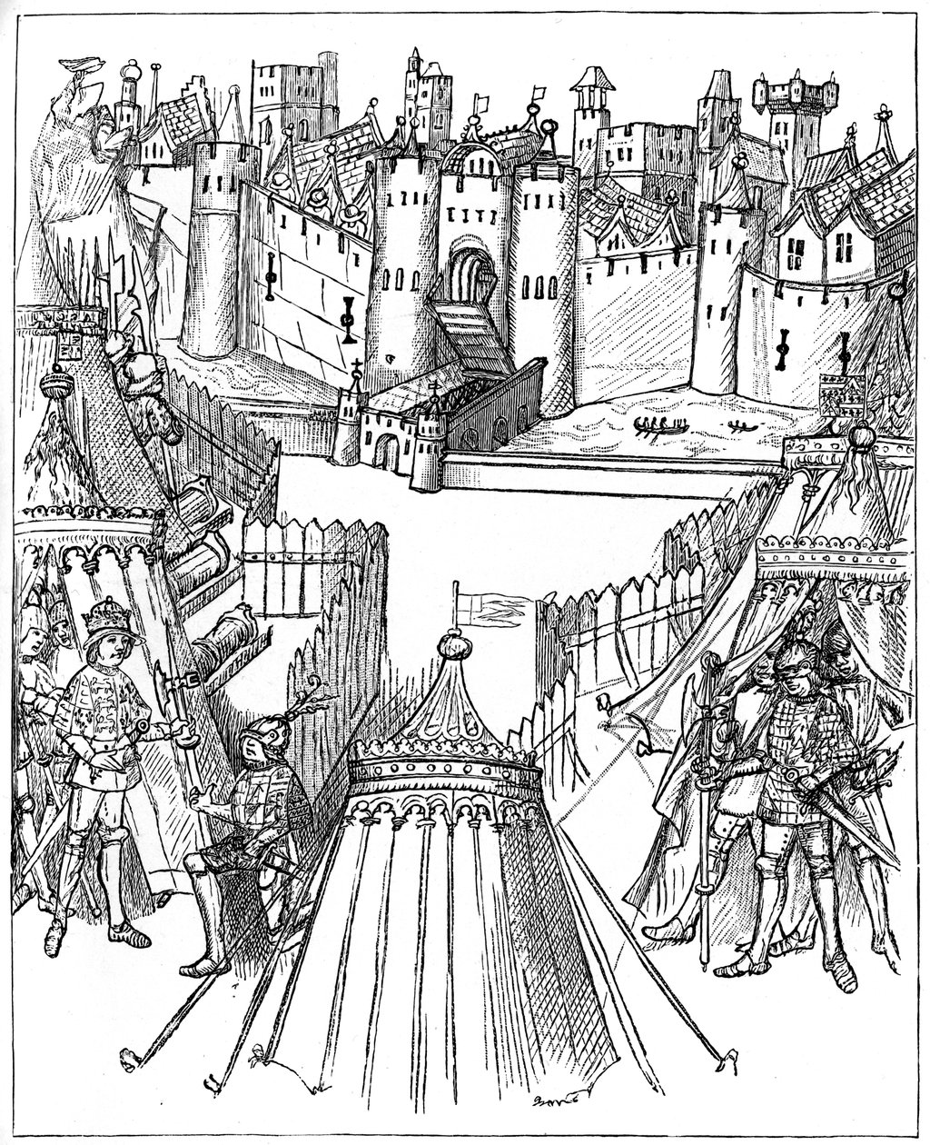 Zwycięstwa pod Rouen, 1418-1419, 1893 autorstwa Unbekannt