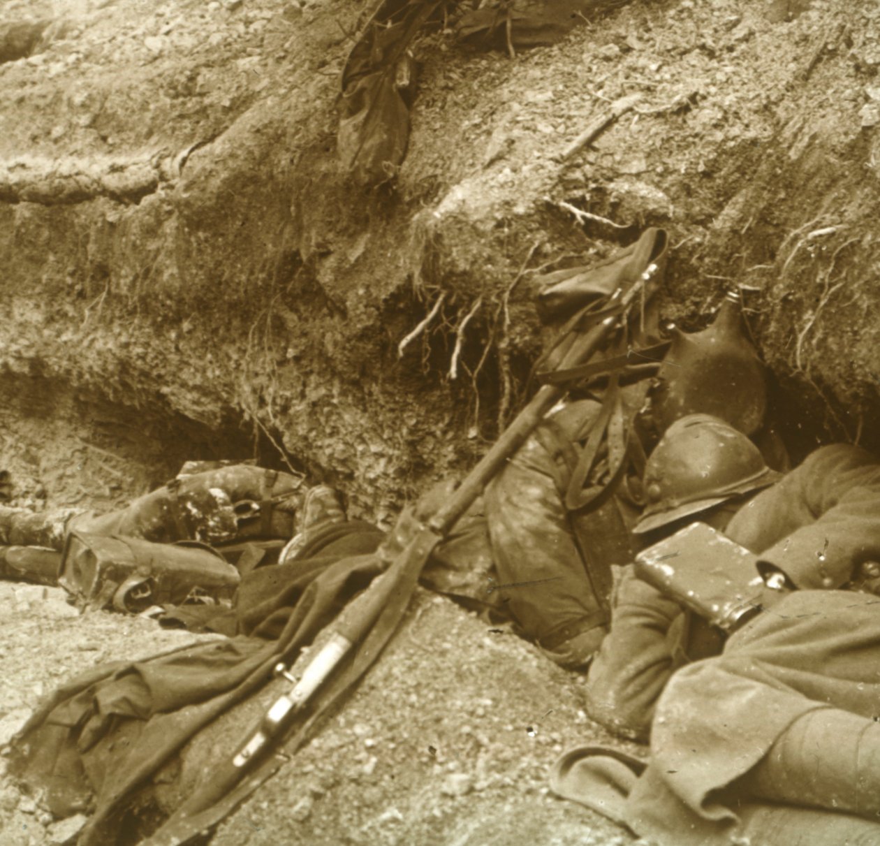 Siesta, Verdun, północna Francja, 1916 autorstwa Unbekannt