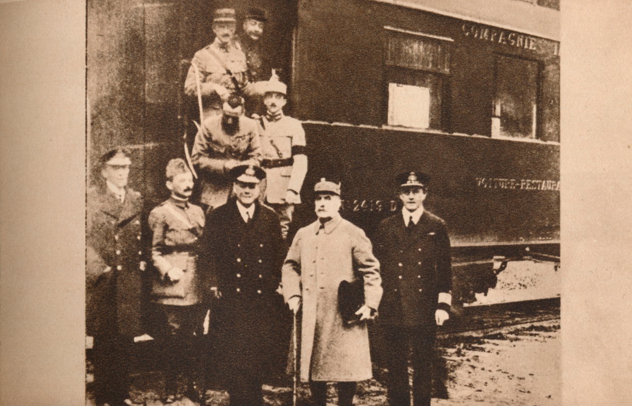 Podpisanie rozejmu kończącego I wojnę światową, 11 listopada 1918 1935 autorstwa Unbekannt