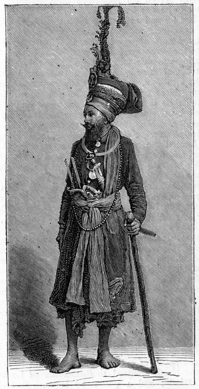 Wódz Sikhów, 1886 autorstwa Unbekannt