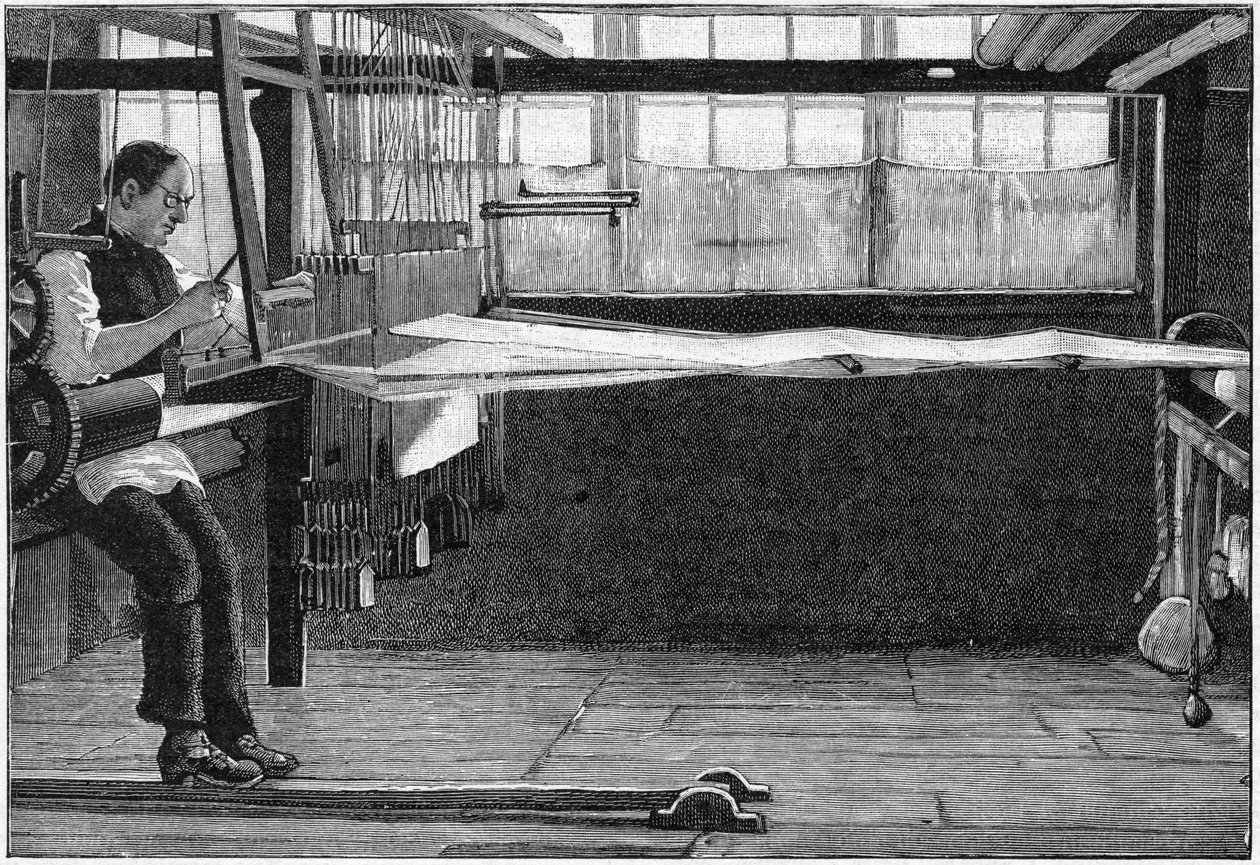 Tkaczka jedwabiu, Bethnal Green, Wschodni Londyn, 1893 autorstwa Unbekannt