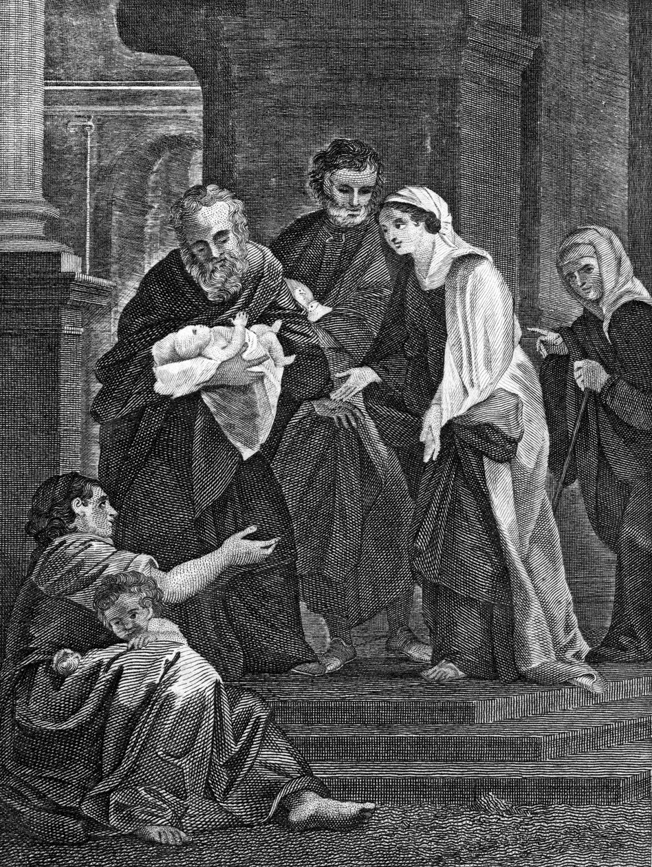 Błogosławieństwo Symeonów, 1814 autorstwa Unbekannt