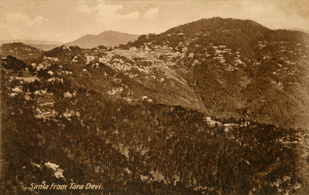 Simla z Tara Devi, c1918-c1939. autorstwa Unbekannt