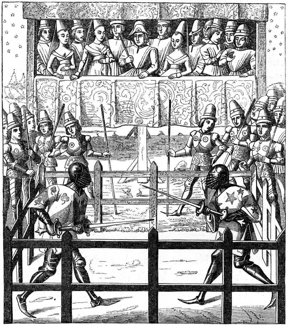 Walka pojedyncza, XV wiek 1849 autorstwa Unbekannt