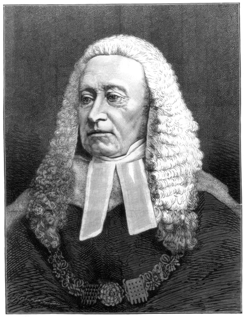 Sir Alexander Cockburn, 12. baronet, Lord Chief Justice of England, 1875 r autorstwa Unbekannt