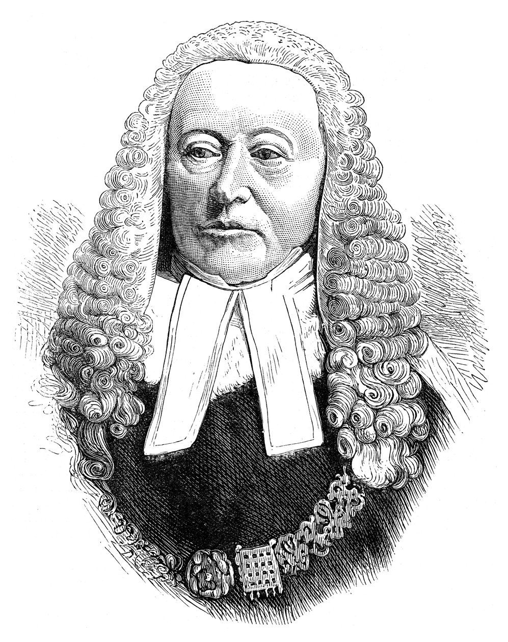 Sir Alexander Cockburn, Lord Naczelny Sędzia Anglii, koniec XIX wieku autorstwa Unbekannt