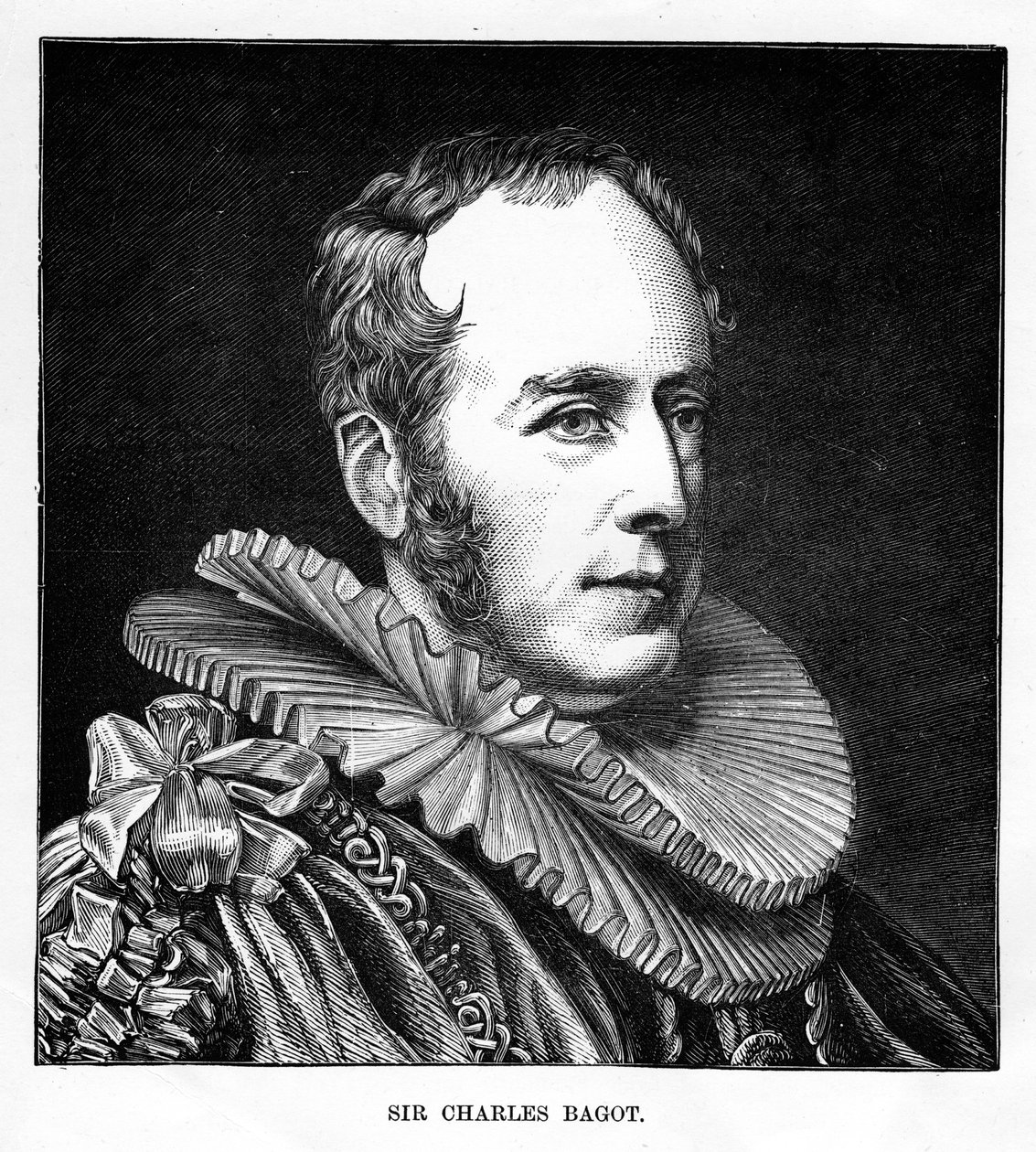 Sir Charles Bagot, angielski dyplomata, XIX wiek autorstwa Unbekannt