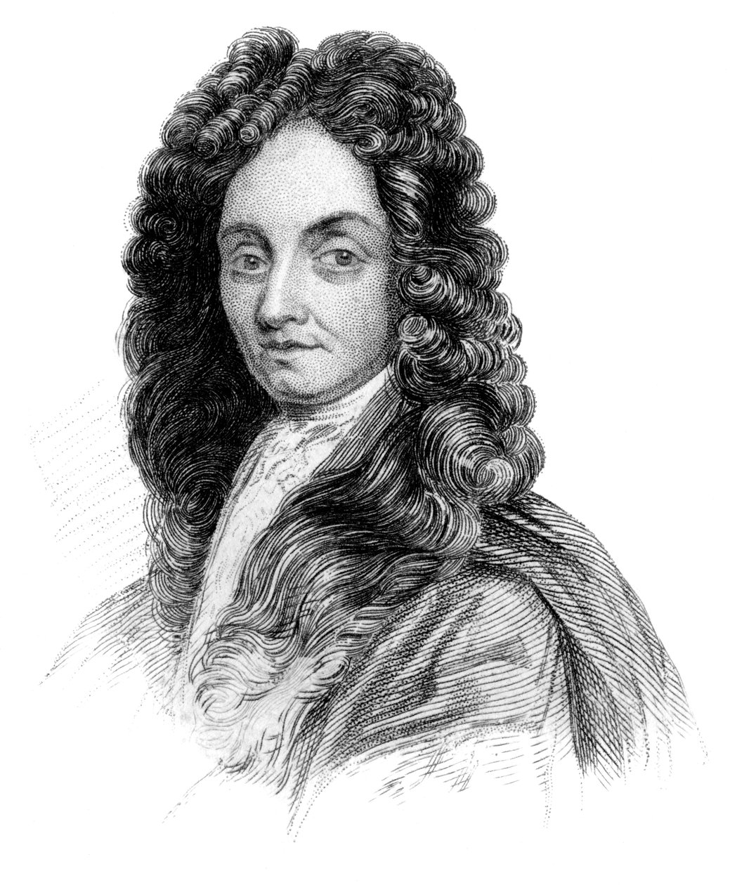 Sir Christopher Wren, angielski architekt, projektant, astronom i geometra, ok. 1850 autorstwa Unbekannt