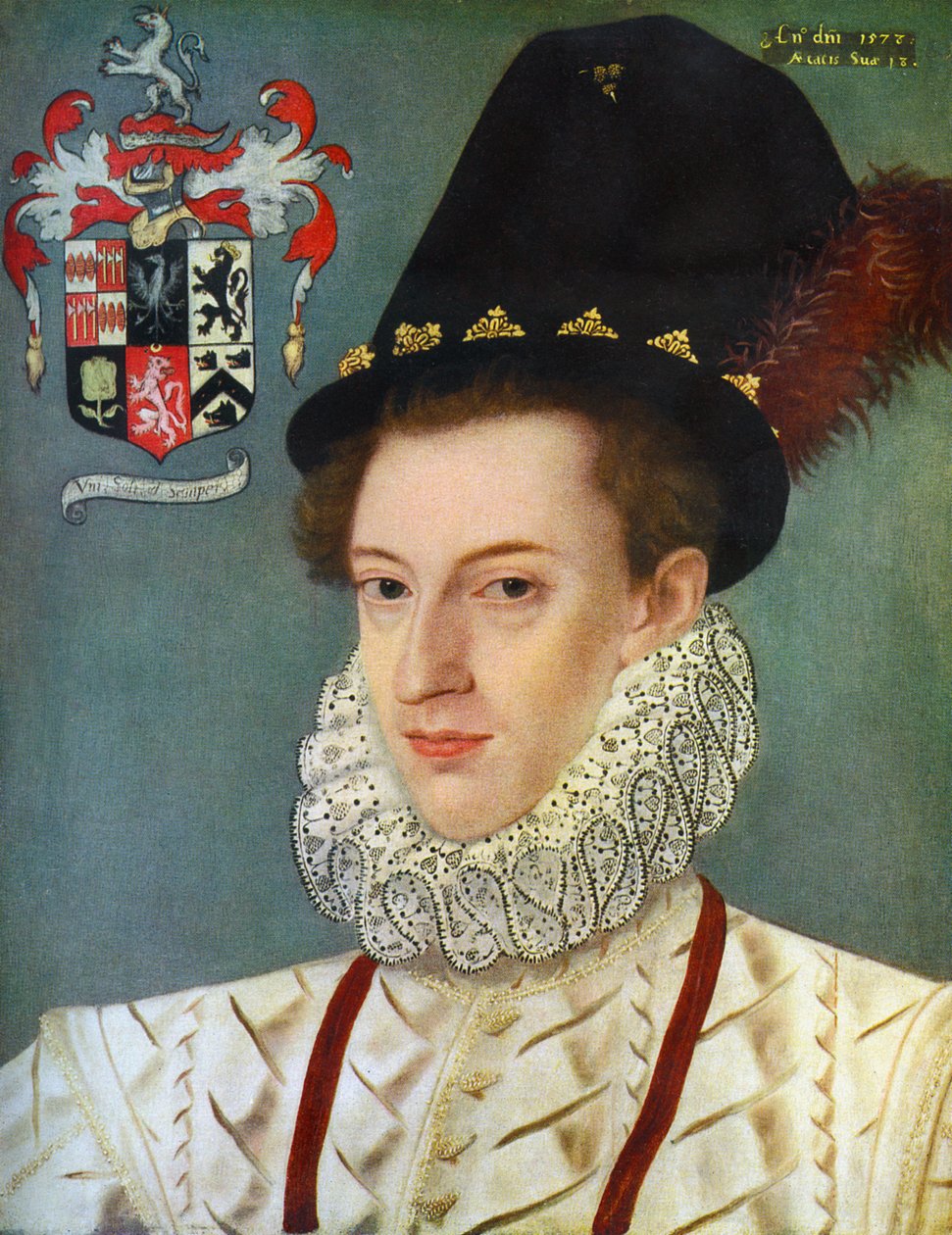 Sir Edward Hoby, 1560-1617 autorstwa Unbekannt