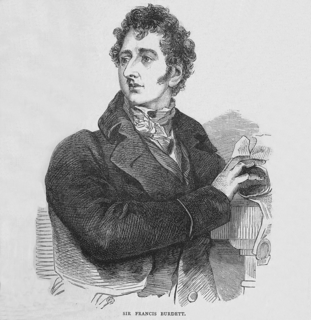Sir Francis Burdett, angielski polityk reformatorski, c1810 1878 autorstwa Unbekannt