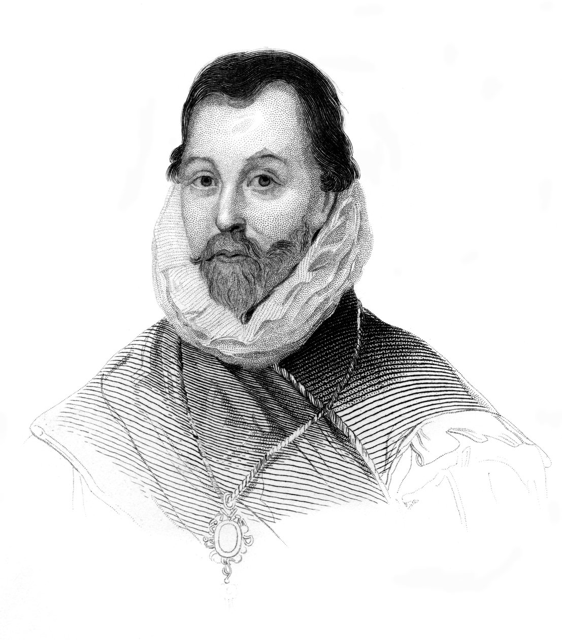 Sir Francis Drake, XVI-wieczny angielski nawigator i korsarz, ok. 1850 autorstwa Unbekannt