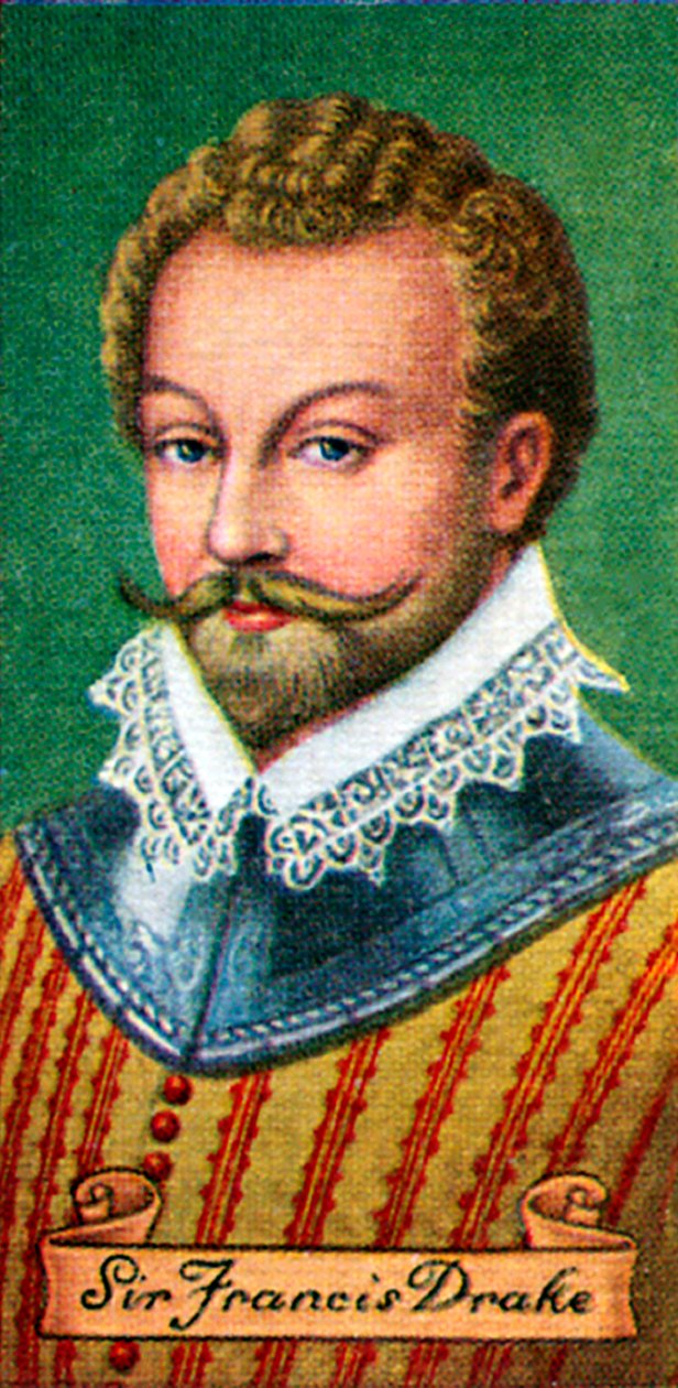Sir Francis Drake, zaczerpnięty z serii kart z papierosami, 1935 autorstwa Unbekannt