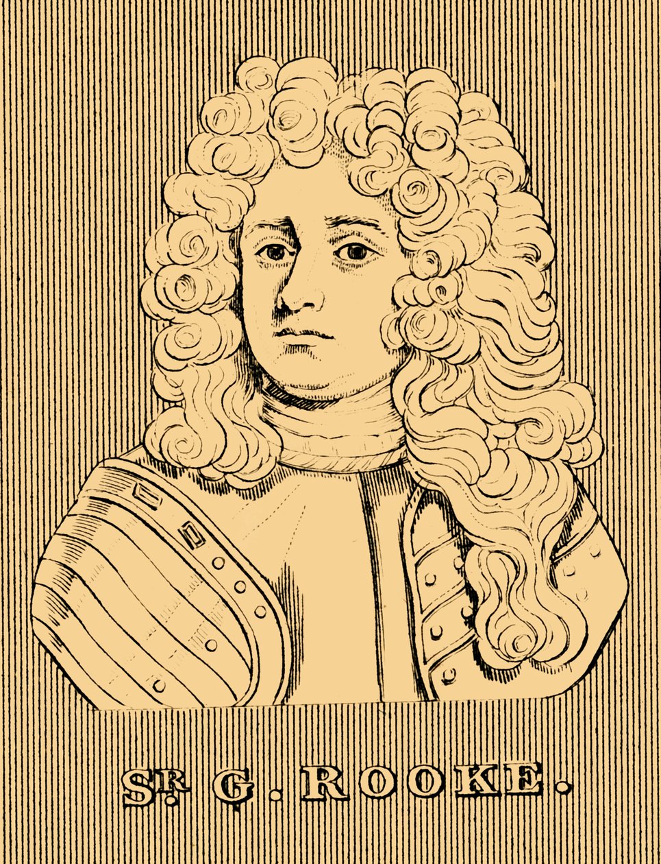 Sir G. Rooke, 1650-1709, 1830. autorstwa Unbekannt