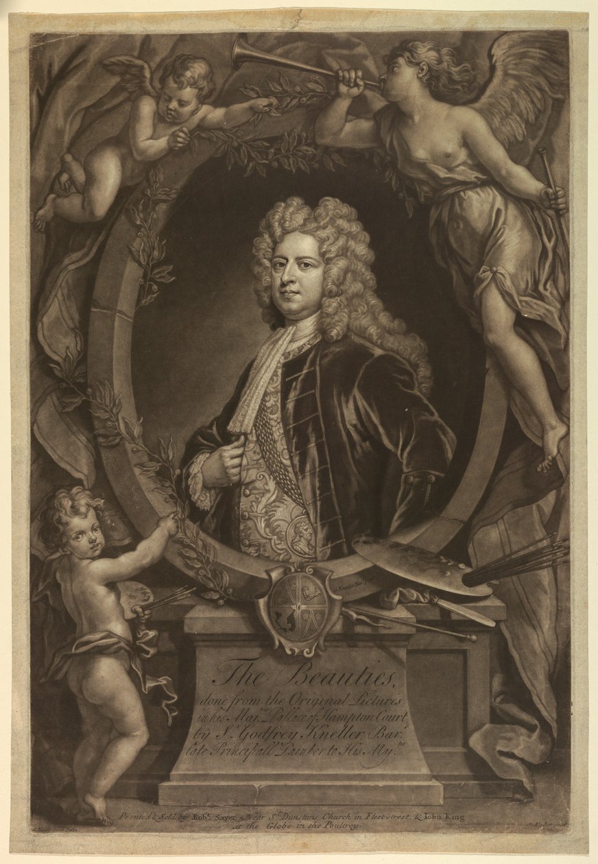 Sir Godfrey Kneller, autorstwa Unbekannt