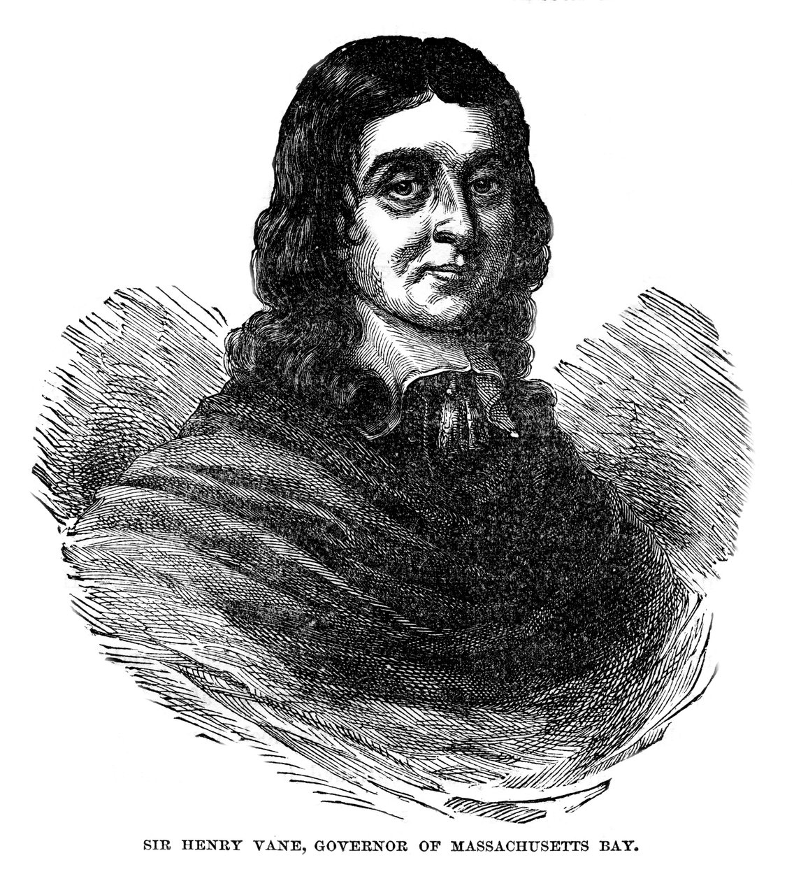 Sir Henry Vane, gubernator Massachusetts, 1872 r autorstwa Unbekannt