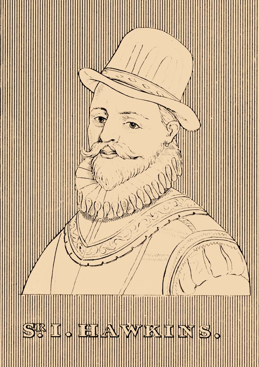 Sir I. Hawkins, 1532-1595, 1830. autorstwa Unbekannt