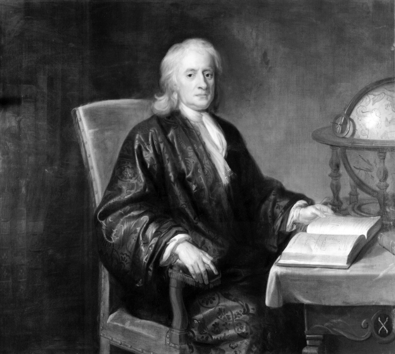 Sir Isaac Newton, angielski matematyk i fizyk, ok. 1720 autorstwa Unbekannt
