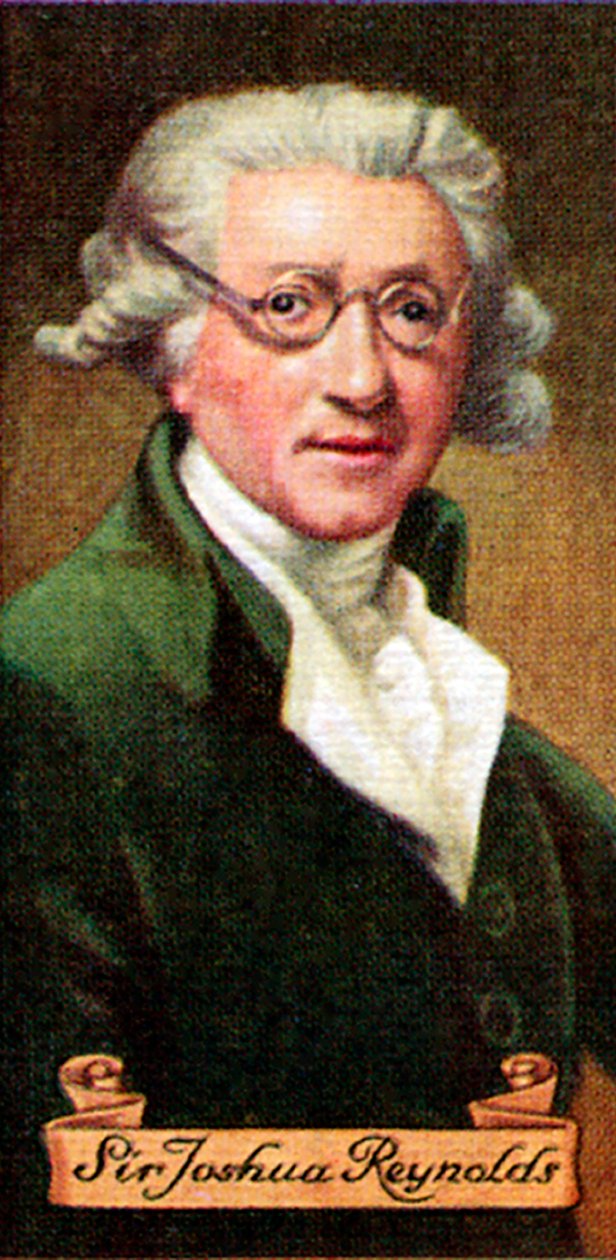 Sir Joshua Reynolds, wzięty z serii kart z papierosami, 1935 autorstwa Unbekannt