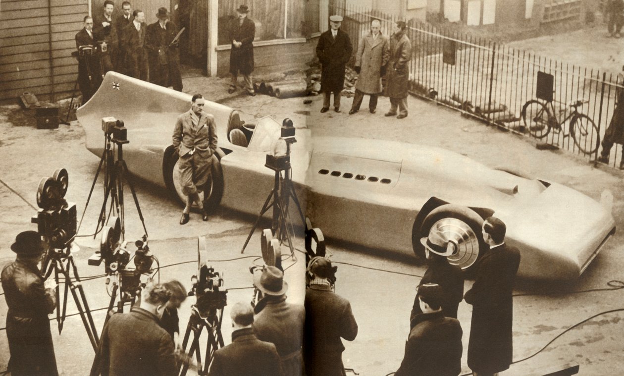 Sir Malcolm Campbells ubiegał się o nowy rekord, 1935. autorstwa Unbekannt