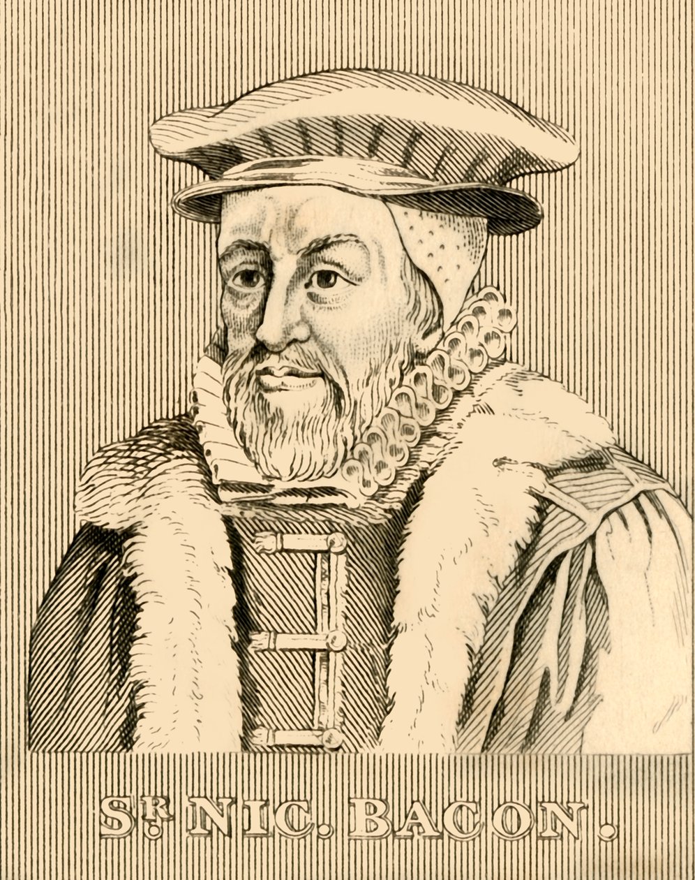 Sir Nicholas Bacon, 1510-1579, 1830. autorstwa Unbekannt