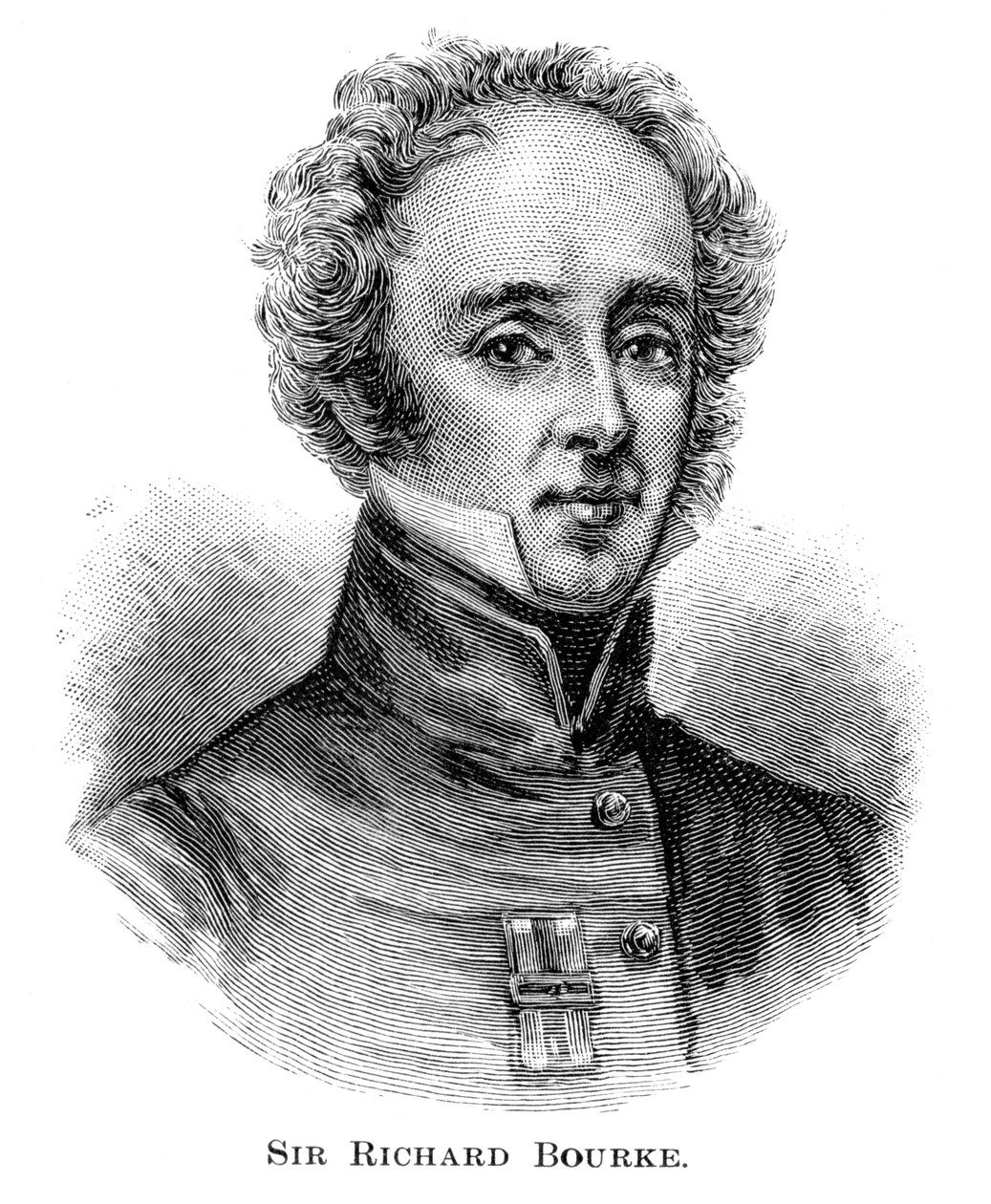 Sir Richard Bourke, gubernator Nowej Południowej Walii, 1886 autorstwa Unbekannt