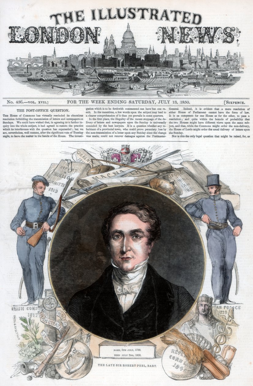 Sir Robert Peel, 1850 autorstwa Unbekannt