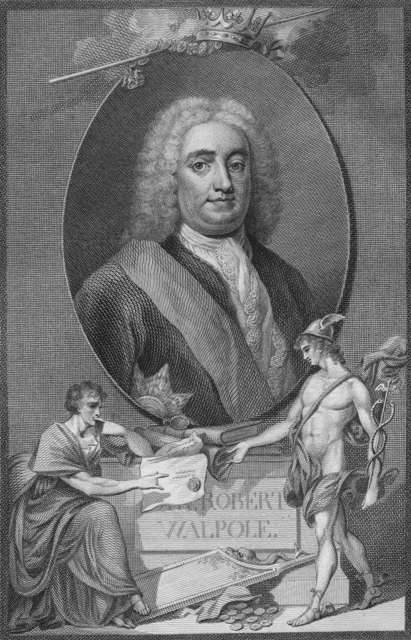 Sir Robert Walpole, 1790 autorstwa Unbekannt