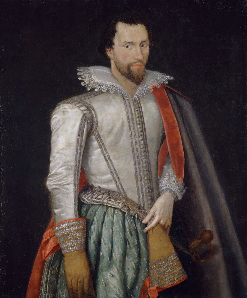 Sir Thomas Holte 1571-1654, 1. baronet Aston Hall, 1600-1625. autorstwa Unbekannt