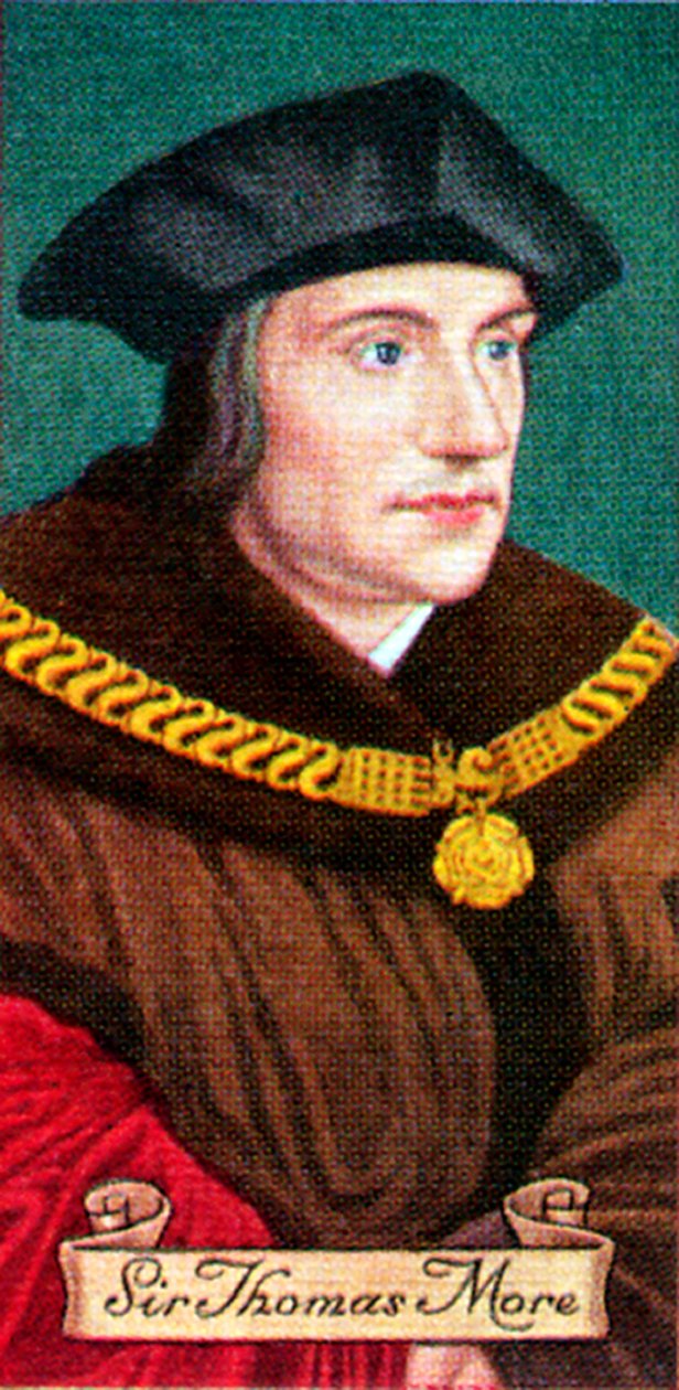Sir Thomas More, zaczerpnięty z serii kart z papierosami, 1935 autorstwa Unbekannt