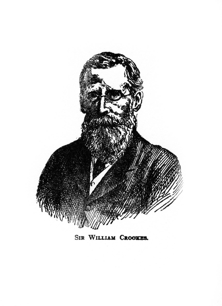 Sir William Crookes, angielski chemik i fizyk, XX wiek autorstwa Unbekannt
