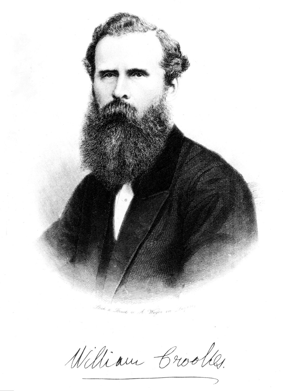 Sir William Crookes, angielski chemik i fizyk, ok. 1875 r autorstwa Unbekannt