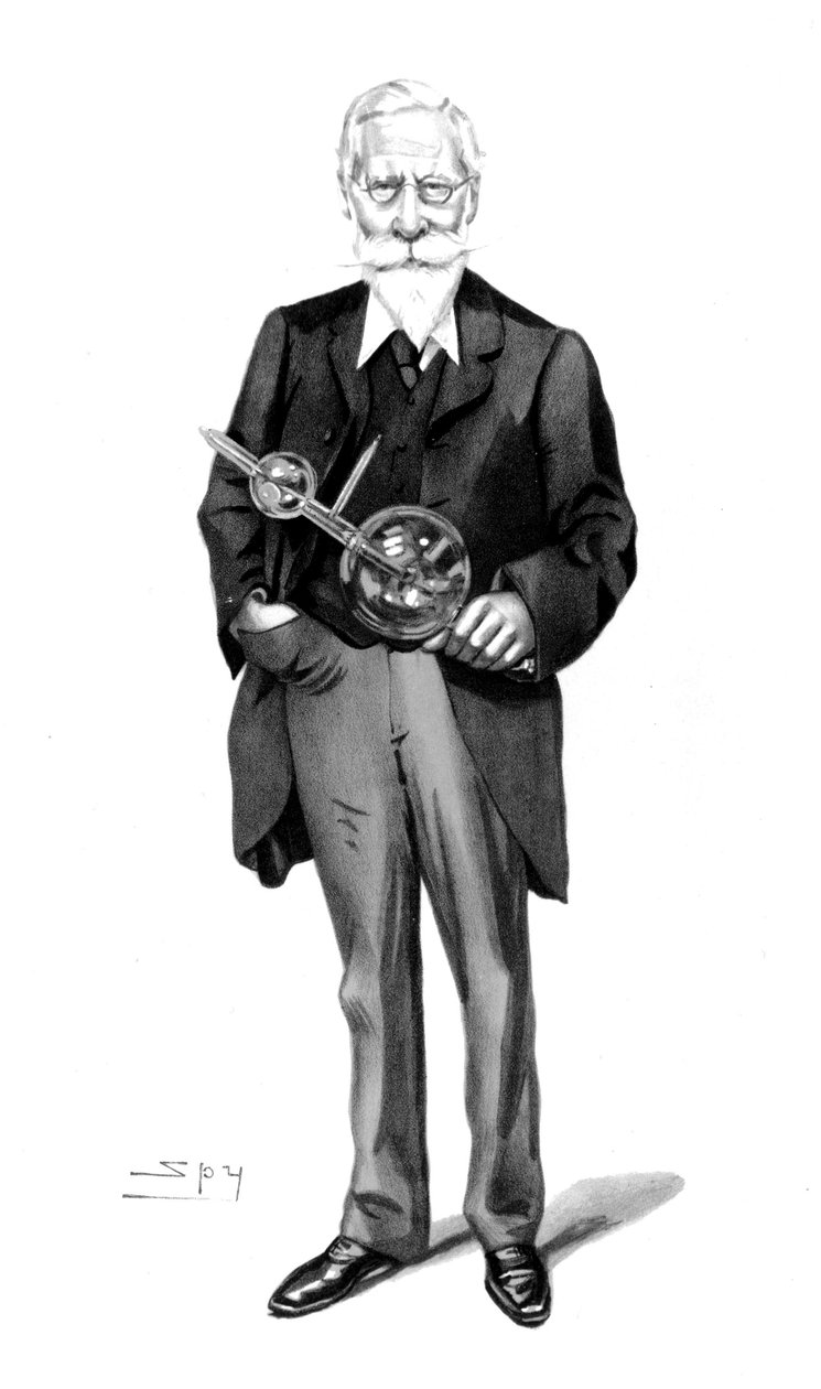 Sir William Crookes, angielski fizyk i chemik, ok. 1900 autorstwa Unbekannt