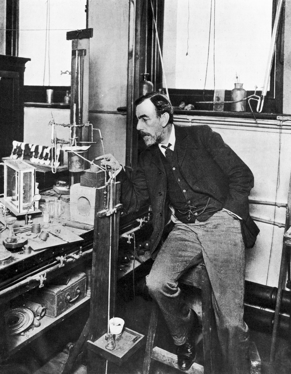 Sir William Ramsay, szkocki chemik, ok. 1900 autorstwa Unbekannt