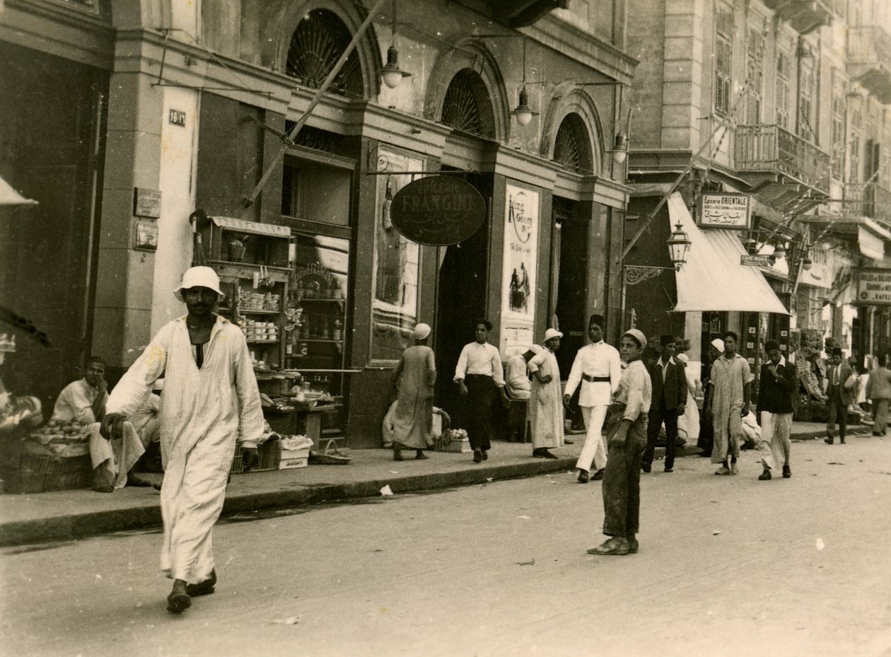 Ulica Sióstr, Aleksandria, Egipt, 1941 autorstwa Unbekannt