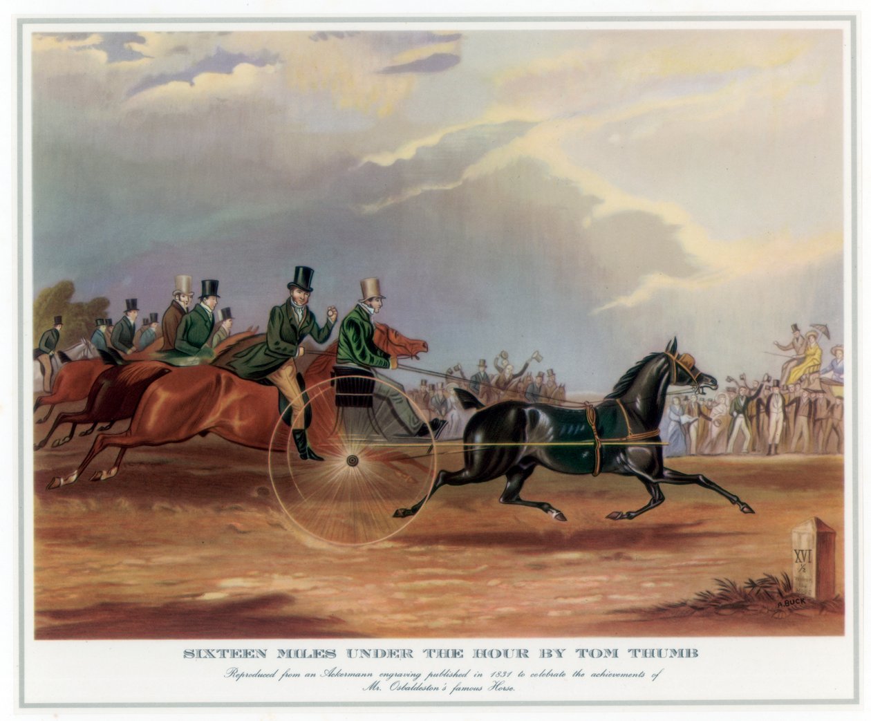 Szesnaście mil pod godziną, Tom Thumb, 1831 autorstwa Unbekannt