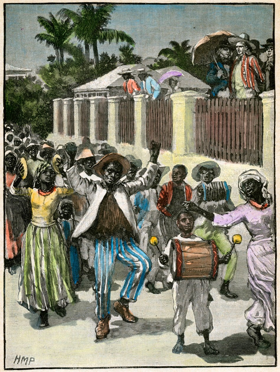 Festiwal emancypacji niewolnictwa na Barbadosie, ok. 1880 r. autorstwa Unbekannt