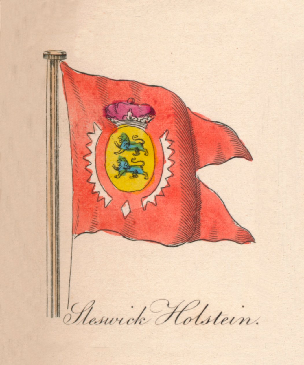 Sleswick Holstein, 1838 autorstwa Unbekannt
