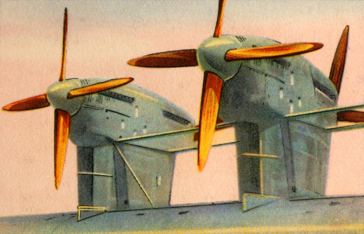 Drewniane śmigła lotnicze o małej średnicy, 1932 r. autorstwa Unbekannt