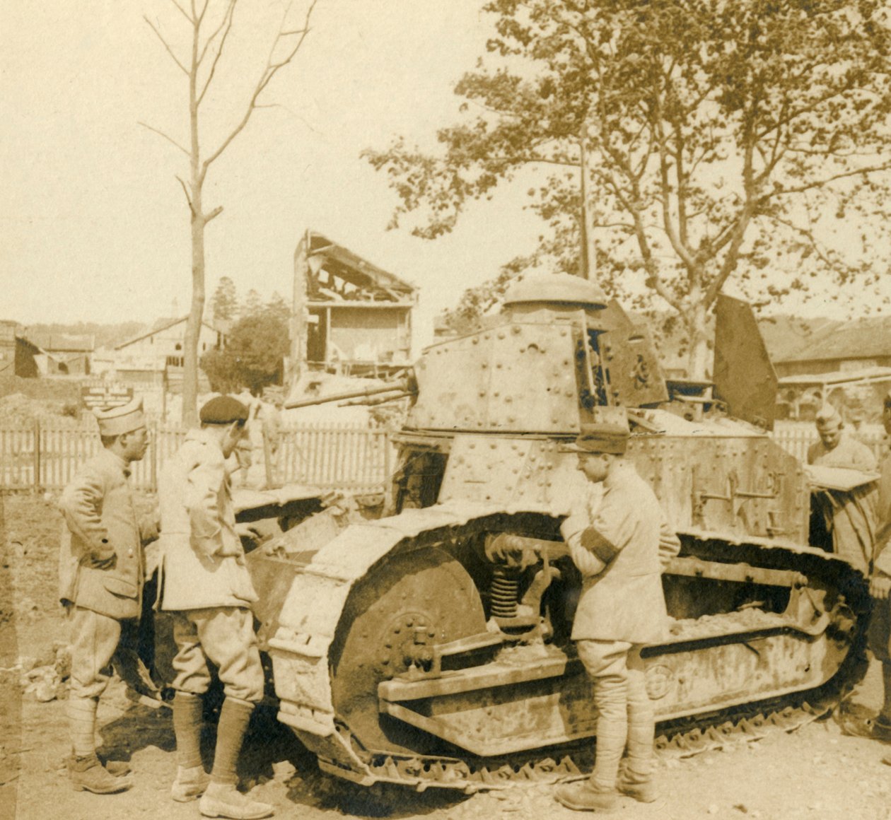 Mały czołg Renault, c1914-c1918 autorstwa Unbekannt