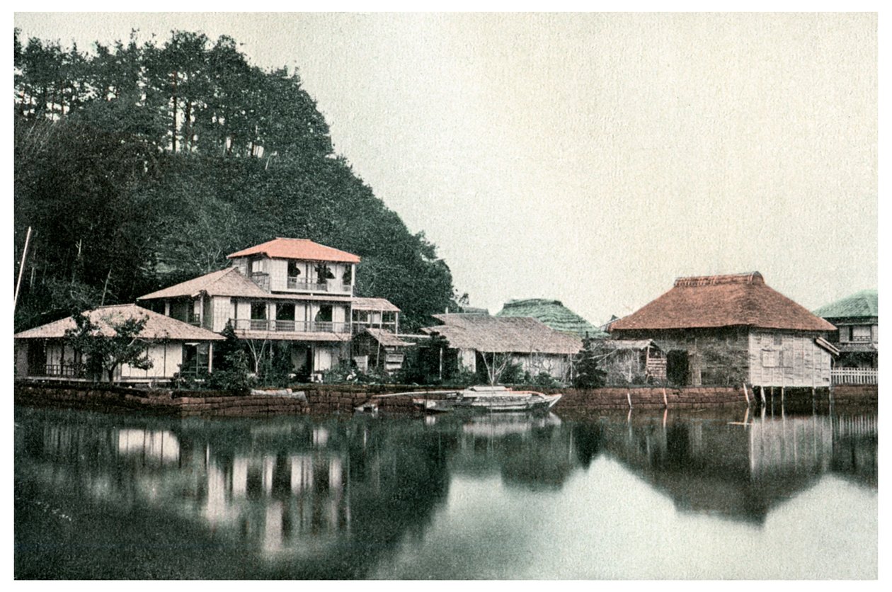 Mały hotel letni, Kanazawa, Japonia, 1904 autorstwa Unbekannt