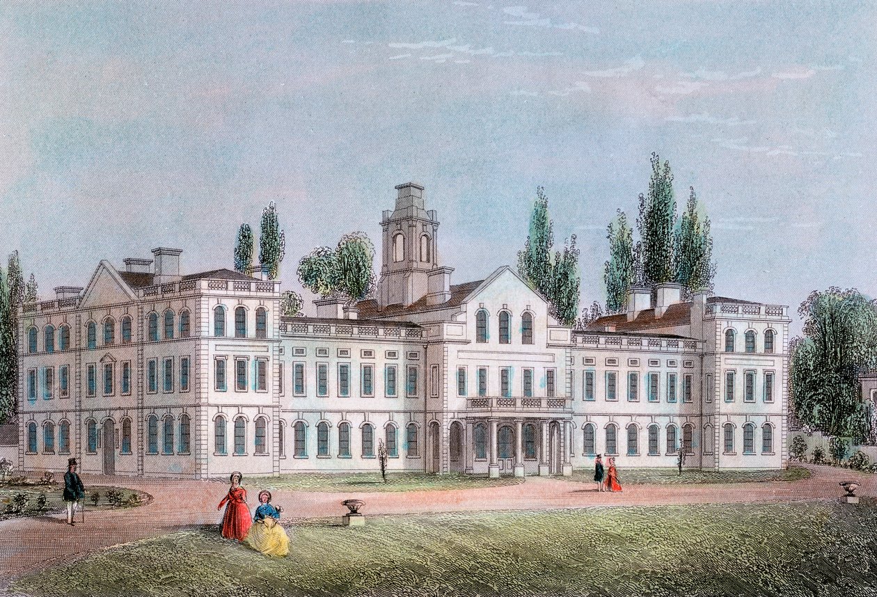 Szpital dla ospy, Highgate, Londyn, ok. 1871 r. autorstwa Unbekannt