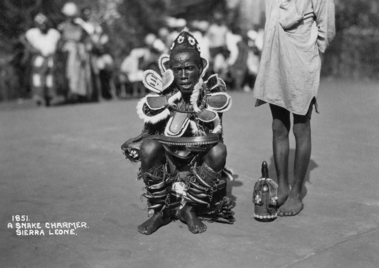 Zaklinacz węży, Sierra Leone, XX wiek autorstwa Unbekannt