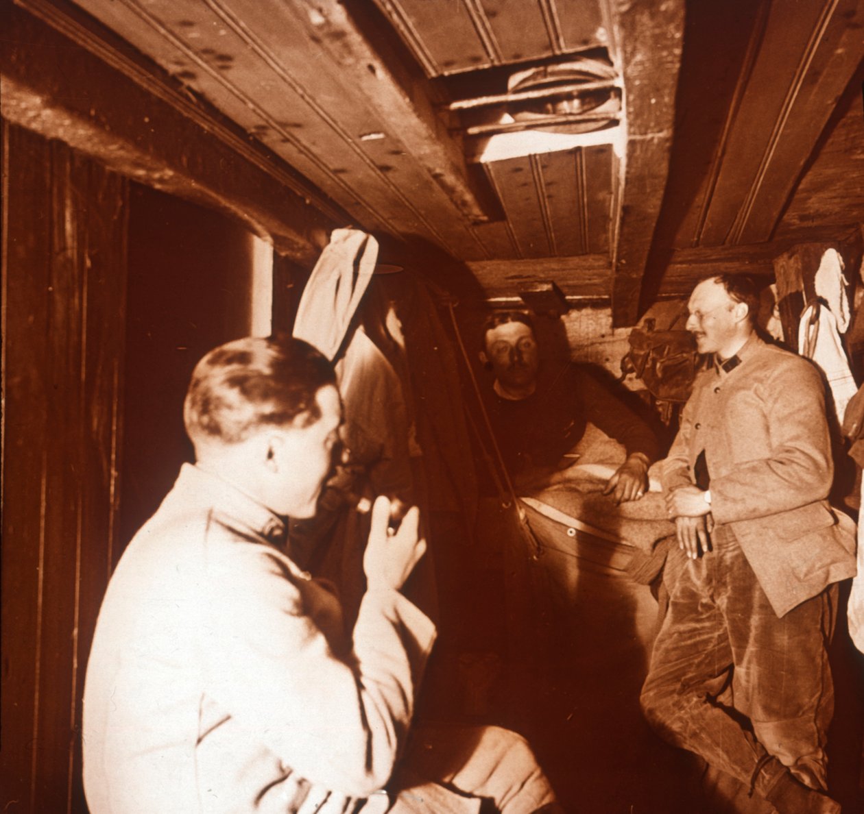 Żołnierze w okopach, Genicourt, północna Francja, c1914-c1918 autorstwa Unbekannt